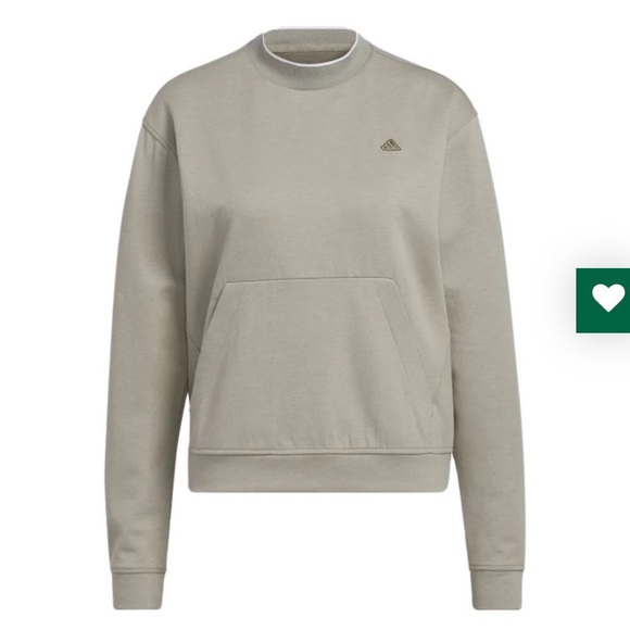 Adidas Women's Go-to Golf Silver Pebble Sweatshirt - Picture 2 of 10